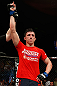 GOLD COAST, AUSTRALIA - DECEMBER 15:  Norman Parke reacts after defeating Colin Fletcher during their lightweight fight at the UFC on FX event on December 15, 2012  at Gold Coast Convention and Exhibition Centre in Gold Coast, Australia.  (Photo by Josh Hedges/Zuffa LLC/Zuffa LLC via Getty Images)