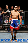 GOLD COAST, AUSTRALIA - DECEMBER 15:  George Sotiropoulos stands in the Octagon before his lightweight fight against Ross Pearson at the UFC on FX event on December 15, 2012  at Gold Coast Convention and Exhibition Centre in Gold Coast, Australia.  (Photo by Josh Hedges/Zuffa LLC/Zuffa LLC via Getty Images)
