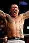 GOLD COAST, AUSTRALIA - DECEMBER 15:  Ross Pearson reacts after his knockout victory over George Sotiropoulos during their lightweight fight at the UFC on FX event on December 15, 2012  at Gold Coast Convention and Exhibition Centre in Gold Coast, Australia.  (Photo by Josh Hedges/Zuffa LLC/Zuffa LLC via Getty Images)