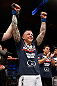 GOLD COAST, AUSTRALIA - DECEMBER 15:  Ross Pearson reacts after his knockout victory over George Sotiropoulos during their lightweight fight at the UFC on FX event on December 15, 2012  at Gold Coast Convention and Exhibition Centre in Gold Coast, Australia.  (Photo by Josh Hedges/Zuffa LLC/Zuffa LLC via Getty Images)
