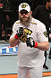 LAS VEGAS, NV - DECEMBER 15:  Roy Nelson reacts to his knockout victory over Matt Mitrione after their heavyweight fight at the TUF 16 Finale on December 15, 2012  at the Joint at the Hard Rock in Las Vegas, Nevada.  (Photo by Jim Kemper/Zuffa LLC/Zuffa LLC via Getty Images) *** Local Caption *** Roy Nelson; Shane Carwin