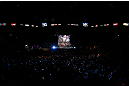 LAS VEGAS, NV - DECEMBER 28:  UFC Heavyweight Champion Junior dos Santos weighs in during the UFC 155 weigh-in on December 28, 2012 at MGM Grand Garden Arena in Las Vegas, Nevada. (Photo by Josh Hedges/Zuffa LLC/Zuffa LLC via Getty Images)