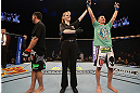 LAS VEGAS, NV - DECEMBER 29:  [CAPTION] during their featherweight fight at UFC 155 on December 29, 2012 at MGM Grand Garden Arena in Las Vegas, Nevada. (Photo by Donald Miralle/Zuffa LLC/Zuffa LLC via Getty Images) *** Local Caption *** Leonard Garcia; Max Holloway
