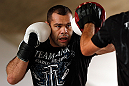 SAO PAULO, BRAZIL - JANUARY 16:  Gabriel Gonzaga participates in an open workout session for media and fans on January 16, 2013 at Parque Anhangabau in Sao Paulo, Brazil. (Photo by Josh Hedges/Zuffa LLC/Zuffa LLC via Getty Images)