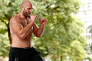SAO PAULO, BRAZIL - JANUARY 16:  Ben Rothwell participates in an open workout session for media and fans on January 16, 2013 at Parque Anhangabau in Sao Paulo, Brazil. (Photo by Josh Hedges/Zuffa LLC/Zuffa LLC via Getty Images)