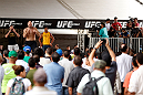 SAO PAULO, BRAZIL - JANUARY 16:  Ben Rothwell participates in an open workout session for media and fans on January 16, 2013 at Parque Anhangabau in Sao Paulo, Brazil. (Photo by Josh Hedges/Zuffa LLC/Zuffa LLC via Getty Images)