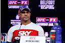 SAO PAULO, BRAZIL - JANUARY 17:  Vitor Belfort interacts with media during a UFC press conference on January 17, 2013 at the Hilton Hotel in Sao Paulo, Brazil. (Photo by Josh Hedges/Zuffa LLC/Zuffa LLC via Getty Images)