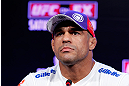 SAO PAULO, BRAZIL - JANUARY 17:  Vitor Belfort interacts with media during a UFC press conference on January 17, 2013 at the Hilton Hotel in Sao Paulo, Brazil. (Photo by Josh Hedges/Zuffa LLC/Zuffa LLC via Getty Images)