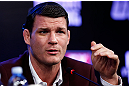 SAO PAULO, BRAZIL - JANUARY 17:  Michael Bisping interacts with media during a UFC press conference on January 17, 2013 at the Hilton Hotel in Sao Paulo, Brazil. (Photo by Josh Hedges/Zuffa LLC/Zuffa LLC via Getty Images)