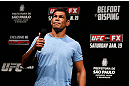 SAO PAULO, BRAZIL - JANUARY 18:  Antonio Rodrigo "Minotauro" Nogueira interacts with fans during a Q&A session before the UFC on FX official weigh-in event on January 18, 2013 at Ibirapuera Gymnasium in Sao Paulo, Brazil. (Photo by Josh Hedges/Zuffa LLC/Zuffa LLC via Getty Images)