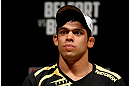 SAO PAULO, BRAZIL - JANUARY 18:  Renan Barao interacts with fans during a Q&A session before the UFC on FX official weigh-in event on January 18, 2013 at Ibirapuera Gymnasium in Sao Paulo, Brazil. (Photo by Josh Hedges/Zuffa LLC/Zuffa LLC via Getty Images)