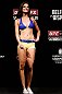SAO PAULO, BRAZIL - JANUARY 18:  UFC Octagon Girl Aline Caroline Franzoi stands on stage during the UFC on FX official weigh-in event on January 18, 2013 at Ibirapuera Gymnasium in Sao Paulo, Brazil. (Photo by Josh Hedges/Zuffa LLC/Zuffa LLC via Getty Images)