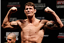 SAO PAULO, BRAZIL - JANUARY 18:  Michael Bisping weighs in during the UFC on FX official weigh-in event on January 18, 2013 at Ibirapuera Gymnasium in Sao Paulo, Brazil. (Photo by Josh Hedges/Zuffa LLC/Zuffa LLC via Getty Images)