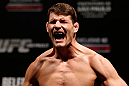 SAO PAULO, BRAZIL - JANUARY 18:  Michael Bisping weighs in during the UFC on FX official weigh-in event on January 18, 2013 at Ibirapuera Gymnasium in Sao Paulo, Brazil. (Photo by Josh Hedges/Zuffa LLC/Zuffa LLC via Getty Images)
