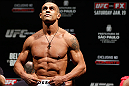 SAO PAULO, BRAZIL - JANUARY 18:  Vitor Belfort weighs in during the UFC on FX official weigh-in event on January 18, 2013 at Ibirapuera Gymnasium in Sao Paulo, Brazil. (Photo by Josh Hedges/Zuffa LLC/Zuffa LLC via Getty Images)