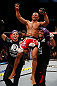 SAO PAULO, BRAZIL - JANUARY 19:   Francisco Trinaldo reacts after defeating C.J. Keith in their lightweight fight at the UFC on FX event on January 19, 2013 at Ibirapuera Gymnasium in Sao Paulo, Brazil. (Photo by Josh Hedges/Zuffa LLC/Zuffa LLC via Getty Images)