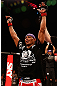 SAO PAULO, BRAZIL - JANUARY 19:   Francisco Trinaldo reacts after defeating C.J. Keith in their lightweight fight at the UFC on FX event on January 19, 2013 at Ibirapuera Gymnasium in Sao Paulo, Brazil. (Photo by Josh Hedges/Zuffa LLC/Zuffa LLC via Getty Images)