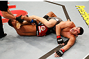 SAO PAULO, BRAZIL - JANUARY 19:  (L-R) Ildemar Alcantara secures a knee bar submission against Wagner Prado in their light heavyweight fight at the UFC on FX event on January 19, 2013 at Ibirapuera Gymnasium in Sao Paulo, Brazil. (Photo by Josh Hedges/Zuffa LLC/Zuffa LLC via Getty Images)