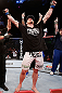 SAO PAULO, BRAZIL - JANUARY 19:  C.B. Dolloway reacts after defeating Daniel Sarafian in their middleweight fight at the UFC on FX event on January 19, 2013 at Ibirapuera Gymnasium in Sao Paulo, Brazil. (Photo by Josh Hedges/Zuffa LLC/Zuffa LLC via Getty Images)