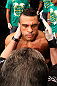 SAO PAULO, BRAZIL - JANUARY 19:  Vitor Belfort prepares to enter the Octagon before his middleweight fight against Michael Bisping at the UFC on FX event on January 19, 2013 at Ibirapuera Gymnasium in Sao Paulo, Brazil. (Photo by Josh Hedges/Zuffa LLC/Zuffa LLC via Getty Images)