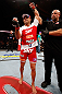 SAO PAULO, BRAZIL - JANUARY 19:  Vitor Belfort reacts after knocking out Michael Bisping in their middleweight fight at the UFC on FX event on January 19, 2013 at Ibirapuera Gymnasium in Sao Paulo, Brazil. (Photo by Josh Hedges/Zuffa LLC/Zuffa LLC via Getty Images)