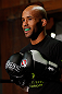 CHICAGO, IL - JANUARY 23:  Demetrious "Mighty Mouse" Johnson conducts an open workout session for media on January 23, 2013 at UFC Gym in Chicago, Illinois. (Photo by Josh Hedges/Zuffa LLC/Zuffa LLC via Getty Images)