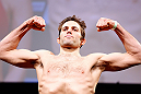 CHICAGO, IL - JANUARY 25:  David Mitchell weighs in during the UFC on FOX weigh-in on January 25, 2013 at the Chicago Theatre in Chicago, Illinois. (Photo by Josh Hedges/Zuffa LLC/Zuffa LLC via Getty Images)