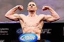 CHICAGO, IL - JANUARY 25:  Pascal Krauss weighs in during the UFC on FOX weigh-in on January 25, 2013 at the Chicago Theatre in Chicago, Illinois.  (Photo by Josh Hedges/Zuffa LLC/Zuffa LLC via Getty Images)