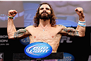 CHICAGO, IL - JANUARY 25:  Clay Guida weighs in during the UFC on FOX weigh-in on January 25, 2013 at the Chicago Theatre in Chicago, Illinois. (Photo by Josh Hedges/Zuffa LLC/Zuffa LLC via Getty Images)