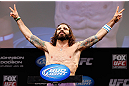 CHICAGO, IL - JANUARY 25:  Clay Guida weighs in during the UFC on FOX weigh-in on January 25, 2013 at the Chicago Theatre in Chicago, Illinois. (Photo by Josh Hedges/Zuffa LLC/Zuffa LLC via Getty Images)