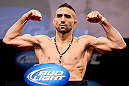 CHICAGO, IL - JANUARY 25:  Ricardo Lamas weighs in during the UFC on FOX weigh-in on January 25, 2013 at the Chicago Theatre in Chicago, Illinois. (Photo by Josh Hedges/Zuffa LLC/Zuffa LLC via Getty Images)