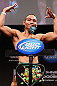 CHICAGO, IL - JANUARY 25:  John Dodson weighs in during the UFC on FOX weigh-in on January 25, 2013 at the Chicago Theatre in Chicago, Illinois. (Photo by Josh Hedges/Zuffa LLC/Zuffa LLC via Getty Images)