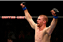 CHICAGO, IL - JANUARY 26:  Pascal Krauss celebrates after defeating Mike Stumpf during their Welterweight Bout part of UFC on FOX at United Center on January 26, 2013 in Chicago, Illinois.  (Photo by Al Bello/Zuffa LLC/Zuffa LLC Via Getty Images)