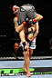 CHICAGO, IL - JANUARY 26:  Clay Guida (L) dumps Hatsu Hioki (R) during their Featherweight Bout part of UFC on FOX at United Center on January 26, 2013 in Chicago, Illinois.  (Photo by Al Bello/Zuffa LLC/Zuffa LLC Via Getty Images)