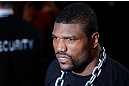 CHICAGO, IL - JANUARY 26:  Rampage Jackson walks to the octagon prior to his Light Heavyweight Bout against Glover Teixeira part of UFC on FOX at United Center on January 26, 2013 in Chicago, Illinois.  (Photo by Josh Hedges/Zuffa LLC/Zuffa LLC Via Getty Images)