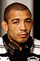 LAS VEGAS, NV - JANUARY 31:  UFC featherweight champion Jose Aldo interacts with media during the UFC 156 Ultimate Media Day on January 31, 2013 at the Mandalay Bay in Las Vegas, Nevada.  (Photo by Josh Hedges/Zuffa LLC/Zuffa LLC via Getty Images)