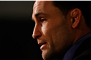 LAS VEGAS, NV - JANUARY 31:  Frankie Edgar interacts with media during the UFC 156 Ultimate Media Day on January 31, 2013 at the Mandalay Bay in Las Vegas, Nevada.  (Photo by Josh Hedges/Zuffa LLC/Zuffa LLC via Getty Images)
