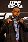 LAS VEGAS, NV - JANUARY 31:  Rashad Evans poses for a photo during the UFC 156 Ultimate Media Day on January 31, 2013 at the Mandalay Bay in Las Vegas, Nevada.  (Photo by Josh Hedges/Zuffa LLC/Zuffa LLC via Getty Images)
