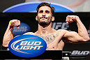 LAS VEGAS, NV - FEBRUARY 01:  Ian McCall weighs in during the UFC 156 weigh-in on February 1, 2013 at Mandalay Bay Events Center in Las Vegas, Nevada.  (Photo by Josh Hedges/Zuffa LLC/Zuffa LLC via Getty Images)