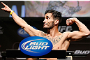 LAS VEGAS, NV - FEBRUARY 01:  Ian McCall weighs in during the UFC 156 weigh-in on February 1, 2013 at Mandalay Bay Events Center in Las Vegas, Nevada.  (Photo by Josh Hedges/Zuffa LLC/Zuffa LLC via Getty Images)
