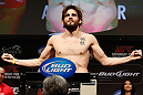 LAS VEGAS, NV - FEBRUARY 01:  Jon Fitch weighs in during the UFC 156 weigh-in on February 1, 2013 at Mandalay Bay Events Center in Las Vegas, Nevada.  (Photo by Josh Hedges/Zuffa LLC/Zuffa LLC via Getty Images)