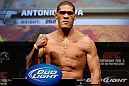 LAS VEGAS, NV - FEBRUARY 01:  Antonio "Bigfoot" Silva weighs in during the UFC 156 weigh-in on February 1, 2013 at Mandalay Bay Events Center in Las Vegas, Nevada.  (Photo by Josh Hedges/Zuffa LLC/Zuffa LLC via Getty Images)