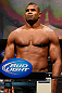 LAS VEGAS, NV - FEBRUARY 01:  Alistair Overeem weighs in during the UFC 156 weigh-in on February 1, 2013 at Mandalay Bay Events Center in Las Vegas, Nevada.  (Photo by Josh Hedges/Zuffa LLC/Zuffa LLC via Getty Images)