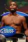 LAS VEGAS, NV - FEBRUARY 01:  Rashad Evans weighs in during the UFC 156 weigh-in on February 1, 2013 at Mandalay Bay Events Center in Las Vegas, Nevada.  (Photo by Josh Hedges/Zuffa LLC/Zuffa LLC via Getty Images)