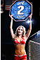 LAS VEGAS, NV - FEBRUARY 02:  UFC Octagon Girl Brittney Palmer introduces round two of Chico Camus and Dustin Kimura's bantamweight fight at UFC 156 on February 2, 2013 at the Mandalay Bay Events Center in Las Vegas, Nevada.  (Photo by Josh Hedges/Zuffa LLC/Zuffa LLC via Getty Images) *** Local Caption *** Chico Camus; Dustin Kimura