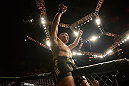 LAS VEGAS, NV - FEBRUARY 02:  Antonio Silva reacts to his knockout victory over Alistair Overeem after their heavyweight fight at UFC 156 on February 2, 2013 at the Mandalay Bay Events Center in Las Vegas, Nevada.  (Photo by Donald Miralle/Zuffa LLC/Zuffa LLC via Getty Images) *** Local Caption *** Alistair Overeem; Antonio Silva
