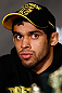 LONDON, ENGLAND - FEBRUARY 13:  Renan Barao interacts with media during a UFC press conference on February 13, 2013 at Hooks Gym in London, England.  (Photo by Josh Hedges/Zuffa LLC/Zuffa LLC via Getty Images)