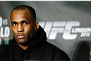 LONDON, ENGLAND - FEBRUARY 13:  Jimi Manuwa interacts with media during a UFC press conference on February 13, 2013 at Hooks Gym in London, England.  (Photo by Josh Hedges/Zuffa LLC/Zuffa LLC via Getty Images)