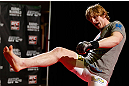 LONDON, ENGLAND - FEBRUARY 13:  Matthew Riddle conducts an open training session for media on February 13, 2013 at Hooks Gym in London, England.  (Photo by Josh Hedges/Zuffa LLC/Zuffa LLC via Getty Images)