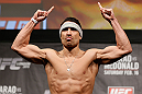 LONDON, ENGLAND - FEBRUARY 15:  Danny Castillo weighs in during the UFC weigh-in on February 15, 2013 at Wembley Arena in London, England.  (Photo by Josh Hedges/Zuffa LLC/Zuffa LLC via Getty Images)